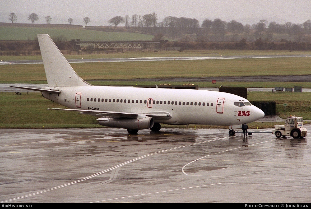 Aircraft Photo of F-GHXL | Boeing 737-2S3/Adv | EAS - Europe Aero Service | AirHistory.net #81201