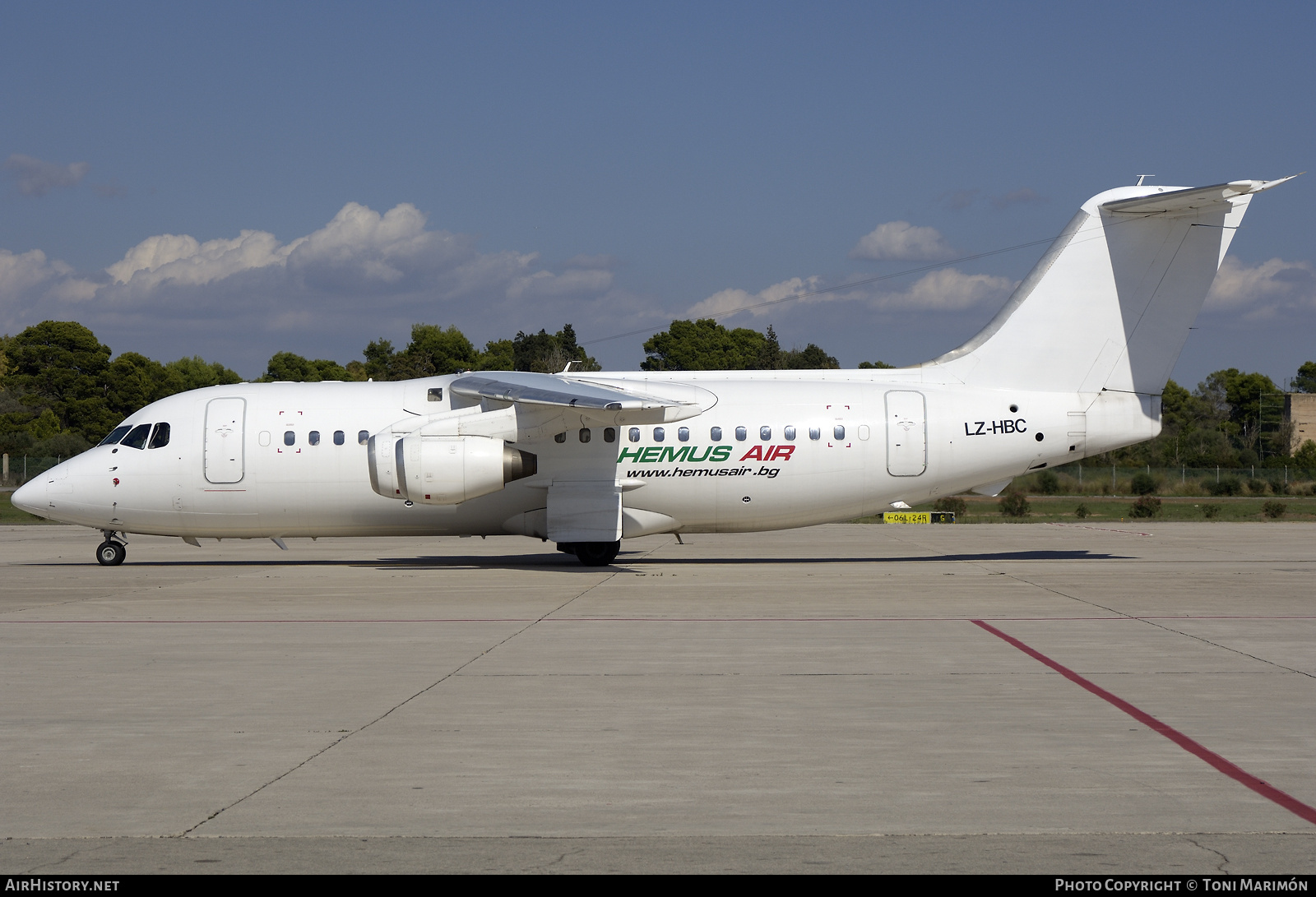 Aircraft Photo of LZ-HBC | British Aerospace BAe-146-200 | Hemus Air | AirHistory.net #81210