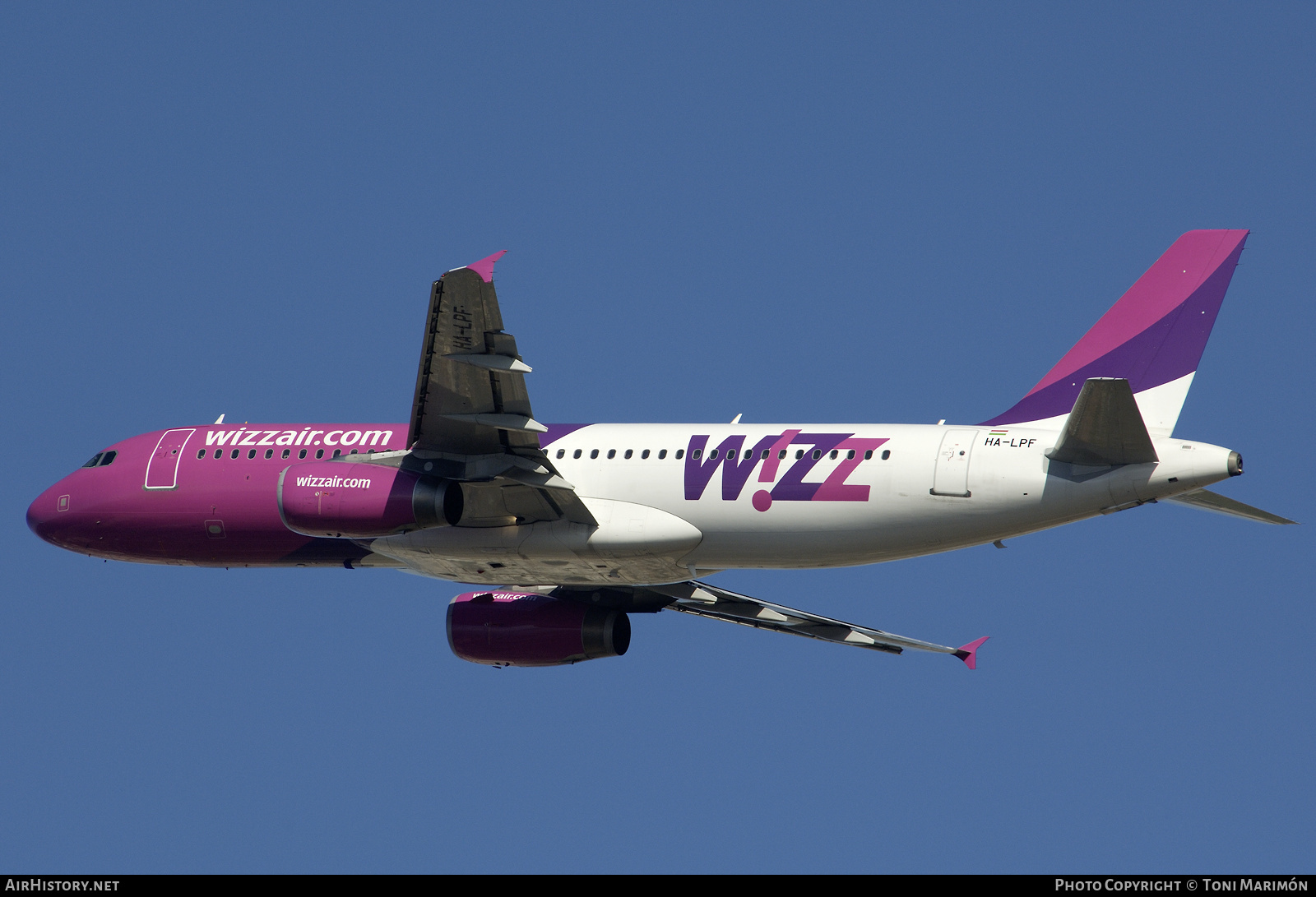 Aircraft Photo of HA-LPF | Airbus A320-233 | Wizz Air | AirHistory.net #81218