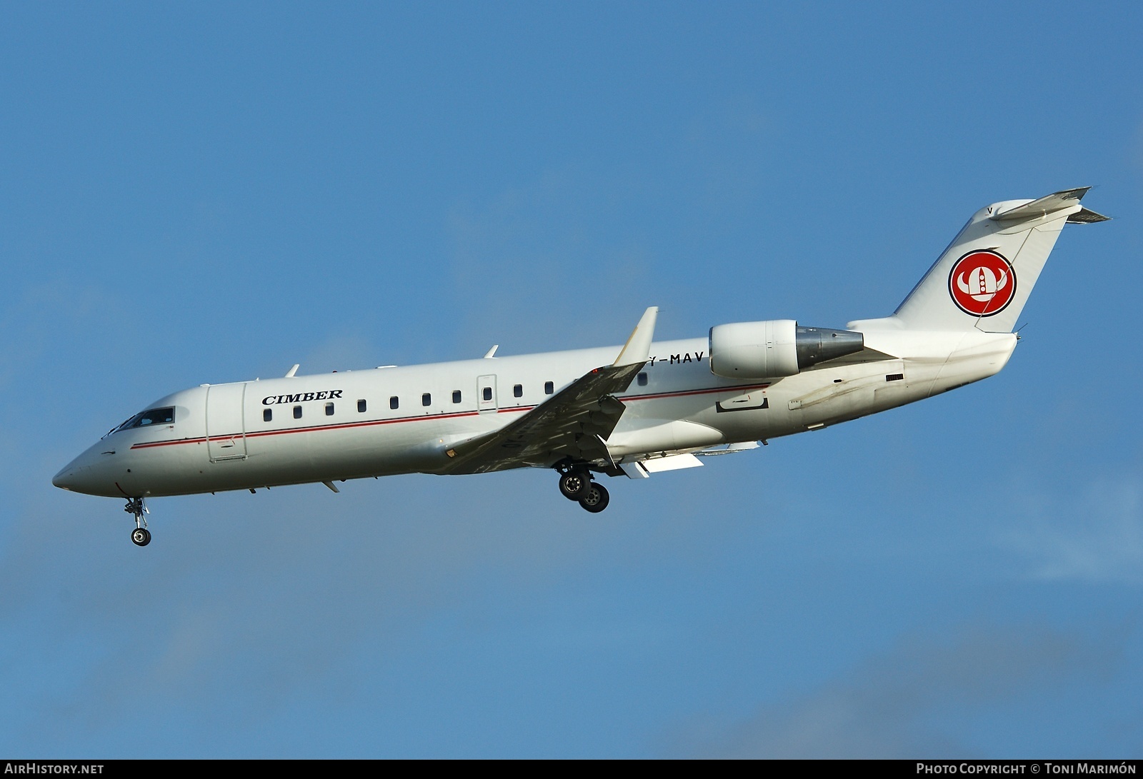 Aircraft Photo of OY-MAV | Bombardier CRJ-200LR (CL-600-2B19) | Cimber Air | AirHistory.net #81225