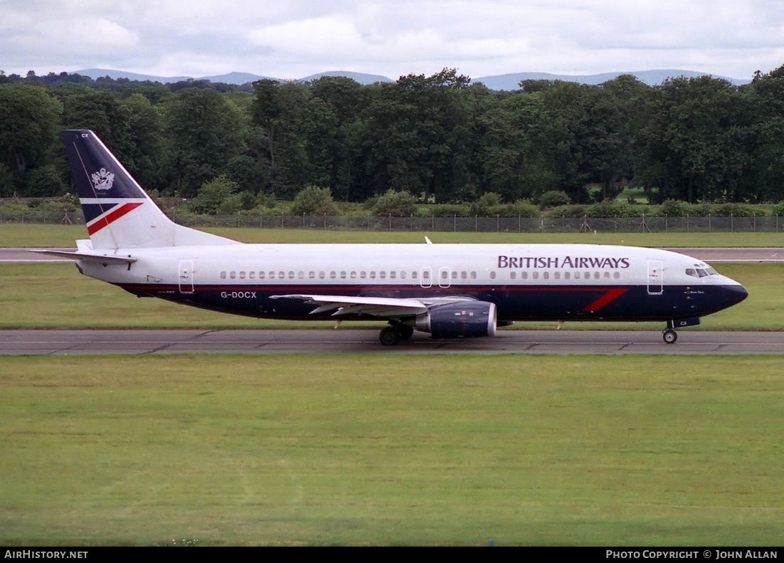 Aircraft Photo of G-DOCX | Boeing 737-436 | British Airways | AirHistory.net #81228