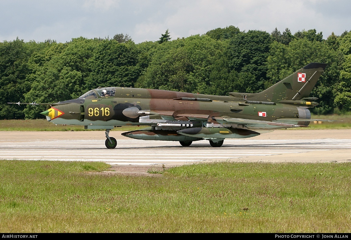 Aircraft Photo of 9616 | Sukhoi Su-22M4 | Poland - Air Force | AirHistory.net #81233