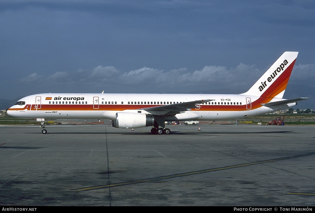 Aircraft Photo of EC-FEE | Boeing 757-236 | Air Europa | AirHistory.net #81237