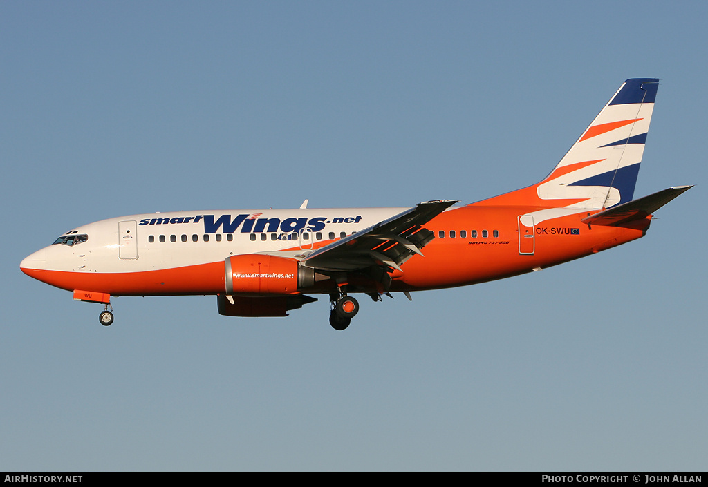 Aircraft Photo of OK-SWU | Boeing 737-522 | Smartwings | AirHistory.net #81239