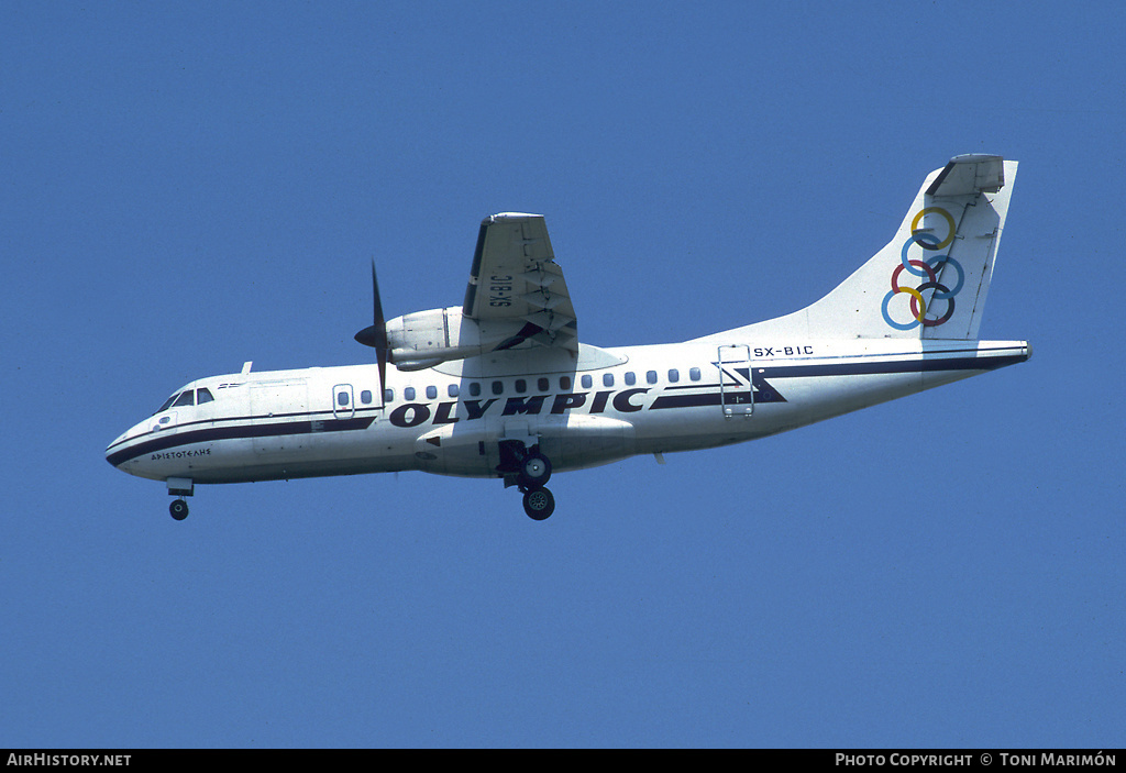 Aircraft Photo of SX-BIC | ATR ATR-42-320 | Olympic | AirHistory.net #81241