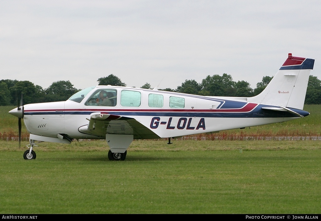Aircraft Photo of G-LOLA | Beech A36 Bonanza 36 | AirHistory.net #81276