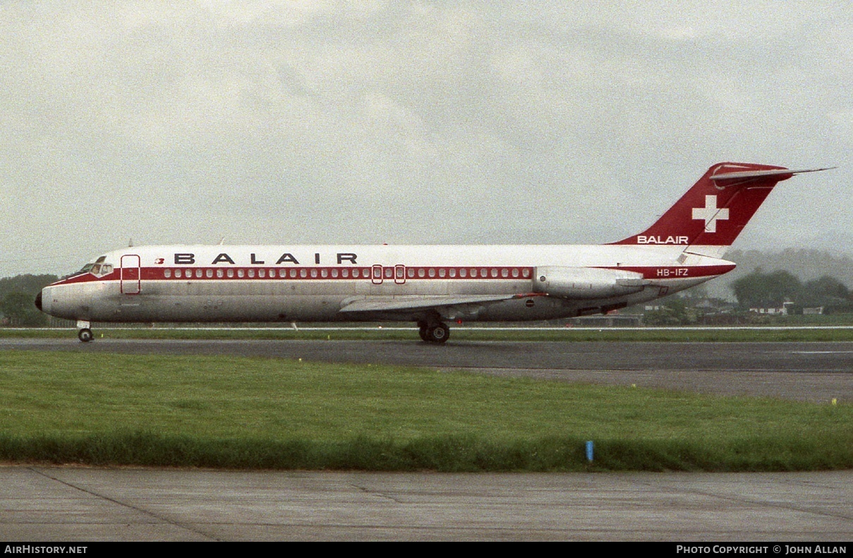 Aircraft Photo of HB-IFZ | McDonnell Douglas DC-9-32 | Balair | AirHistory.net #81278