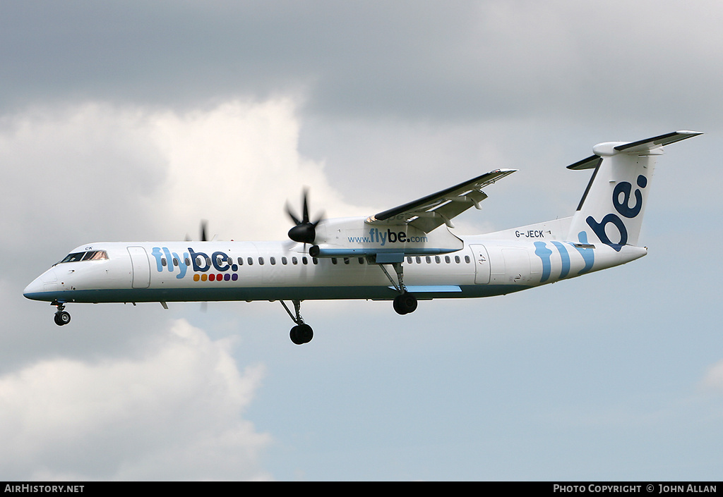 Aircraft Photo of G-JECK | Bombardier DHC-8-402 Dash 8 | Flybe | AirHistory.net #81280
