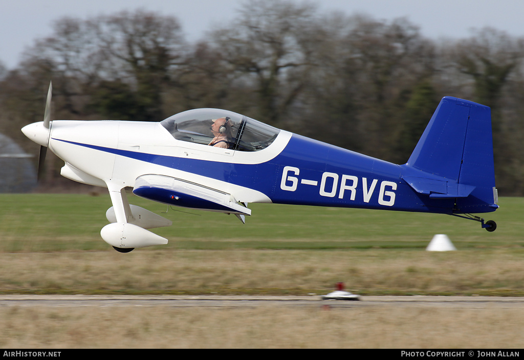 Aircraft Photo of G-ORVG | Van's RV-6 | AirHistory.net #81287