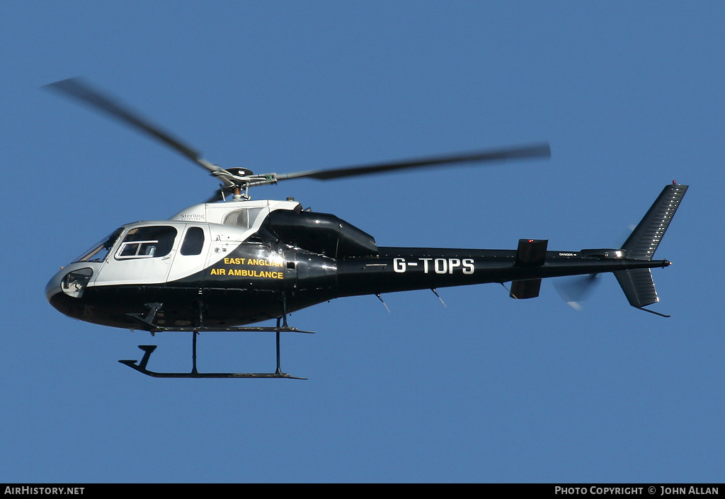 Aircraft Photo of G-TOPS | Aerospatiale AS-355F-1 Ecureuil 2 | East Anglian Air Ambulance | AirHistory.net #81304