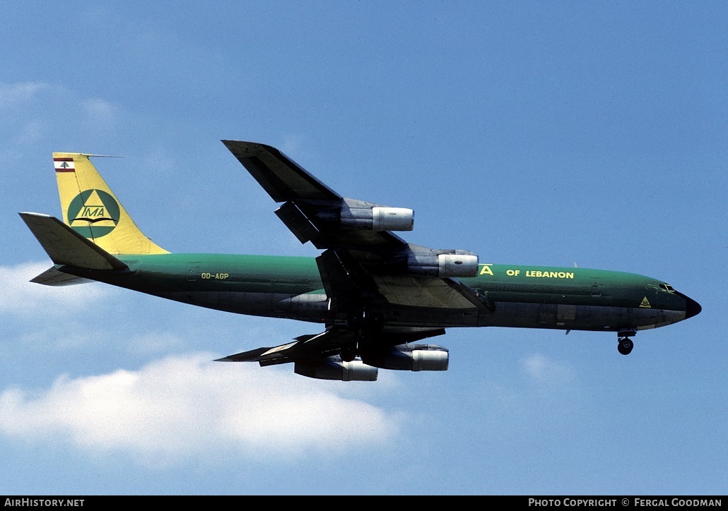 Aircraft Photo of OD-AGP | Boeing 707-321C | TMA of Lebanon - Trans Mediterranean Airways | AirHistory.net #81308