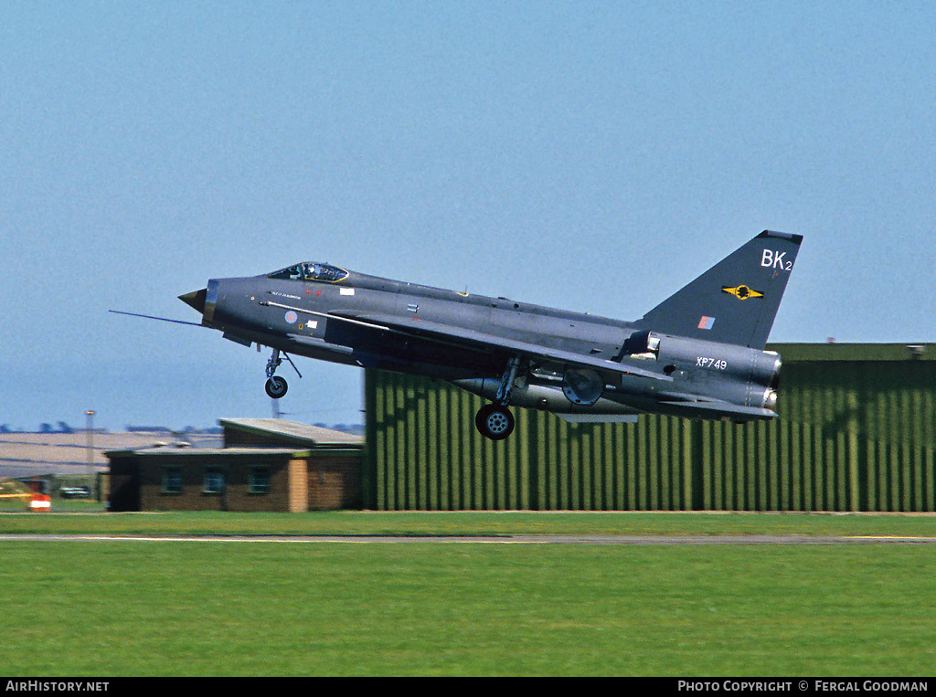 Aircraft Photo of XP749 | English Electric Lightning F3 | UK - Air Force | AirHistory.net #81315