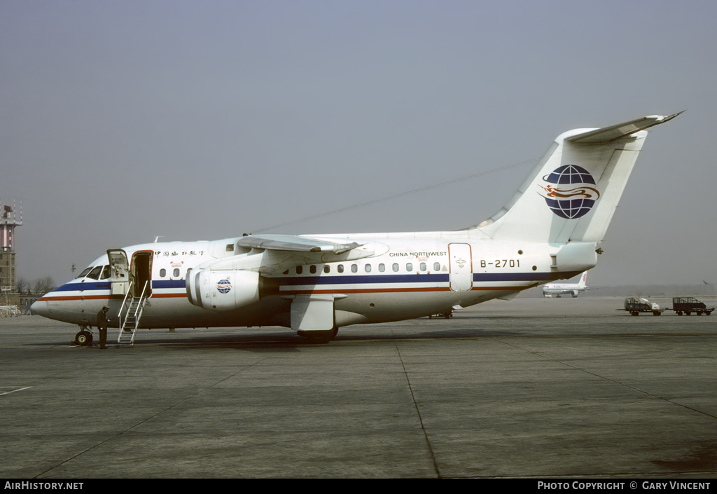 Aircraft Photo of B-2701 | British Aerospace BAe-146-100 | China Northwest Airlines | AirHistory.net #81336