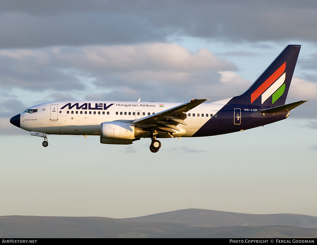 Aircraft Photo of HA-LOP | Boeing 737-7Q8 | Malév - Hungarian Airlines | AirHistory.net