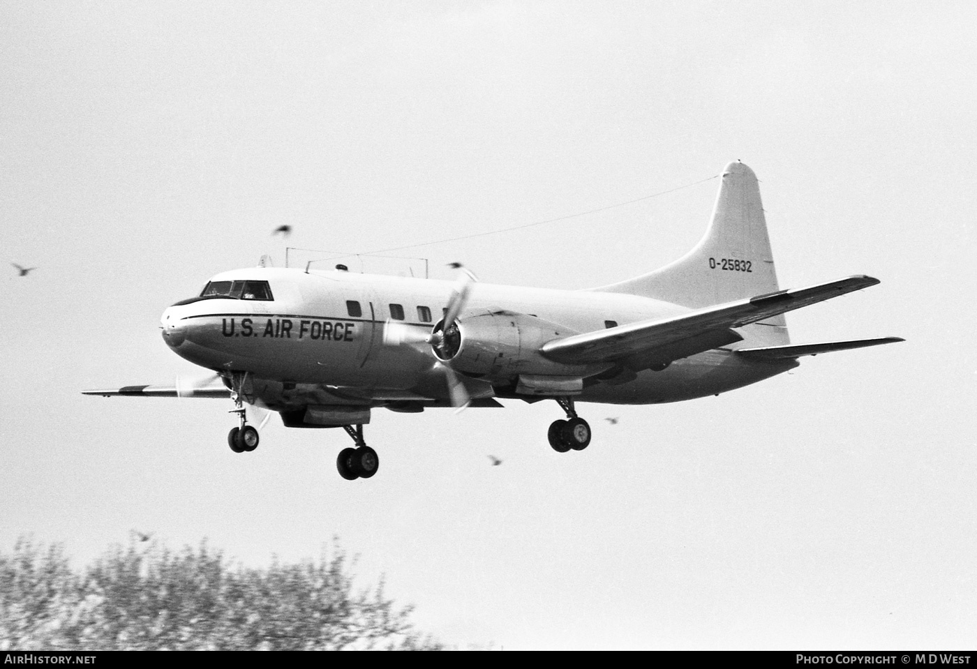 Aircraft Photo of 52-5832 / 0-25832 | Convair VT-29D | USA - Air Force | AirHistory.net #81342