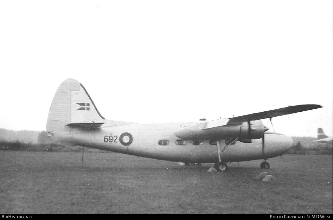 Aircraft Photo of 69-692 / 692 | Hunting-Percival P.66 Pembroke C.52/2 | Denmark - Air Force | AirHistory.net #81374
