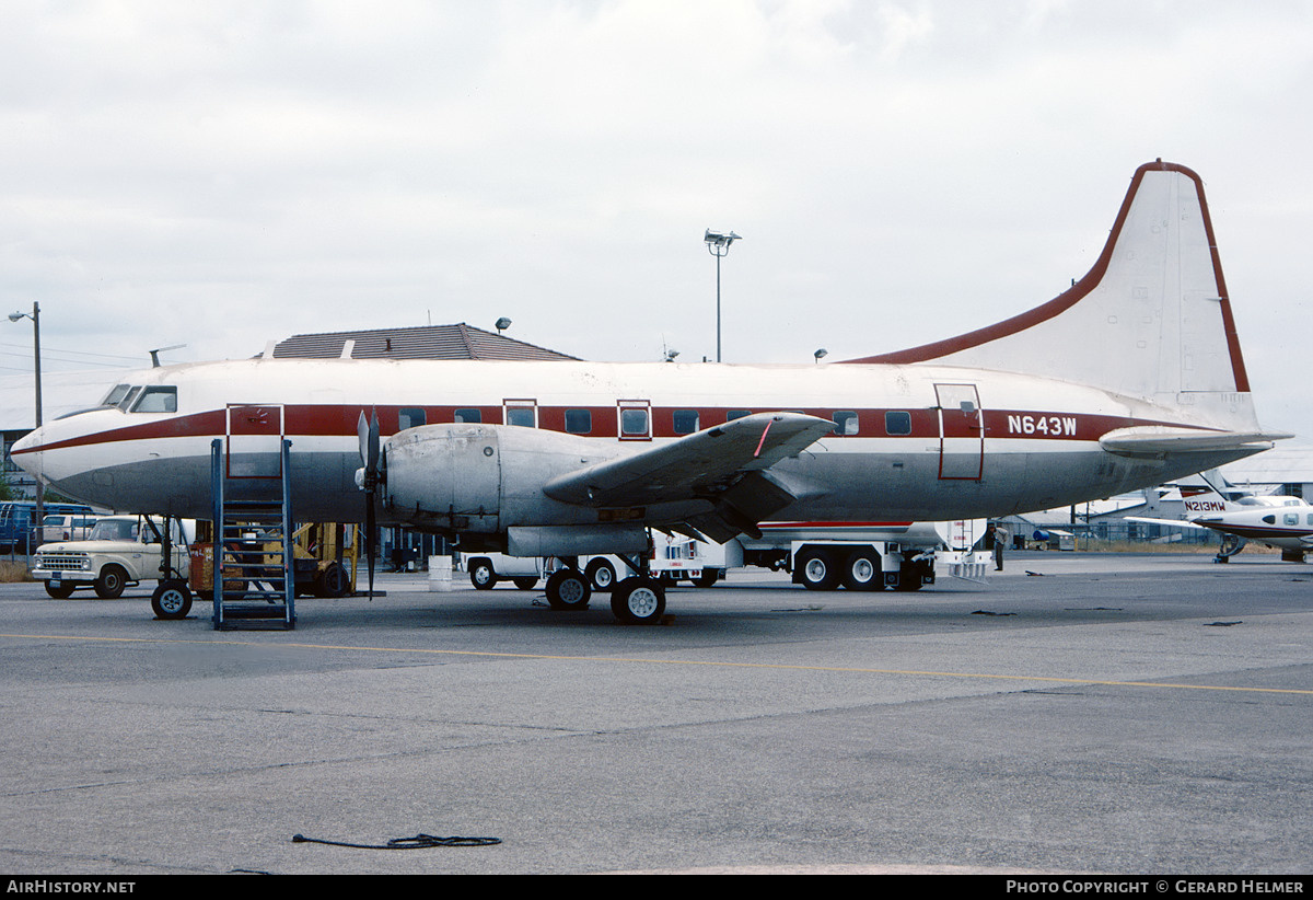 Aircraft Photo of N643W | Convair 240-4 | AirHistory.net #81425