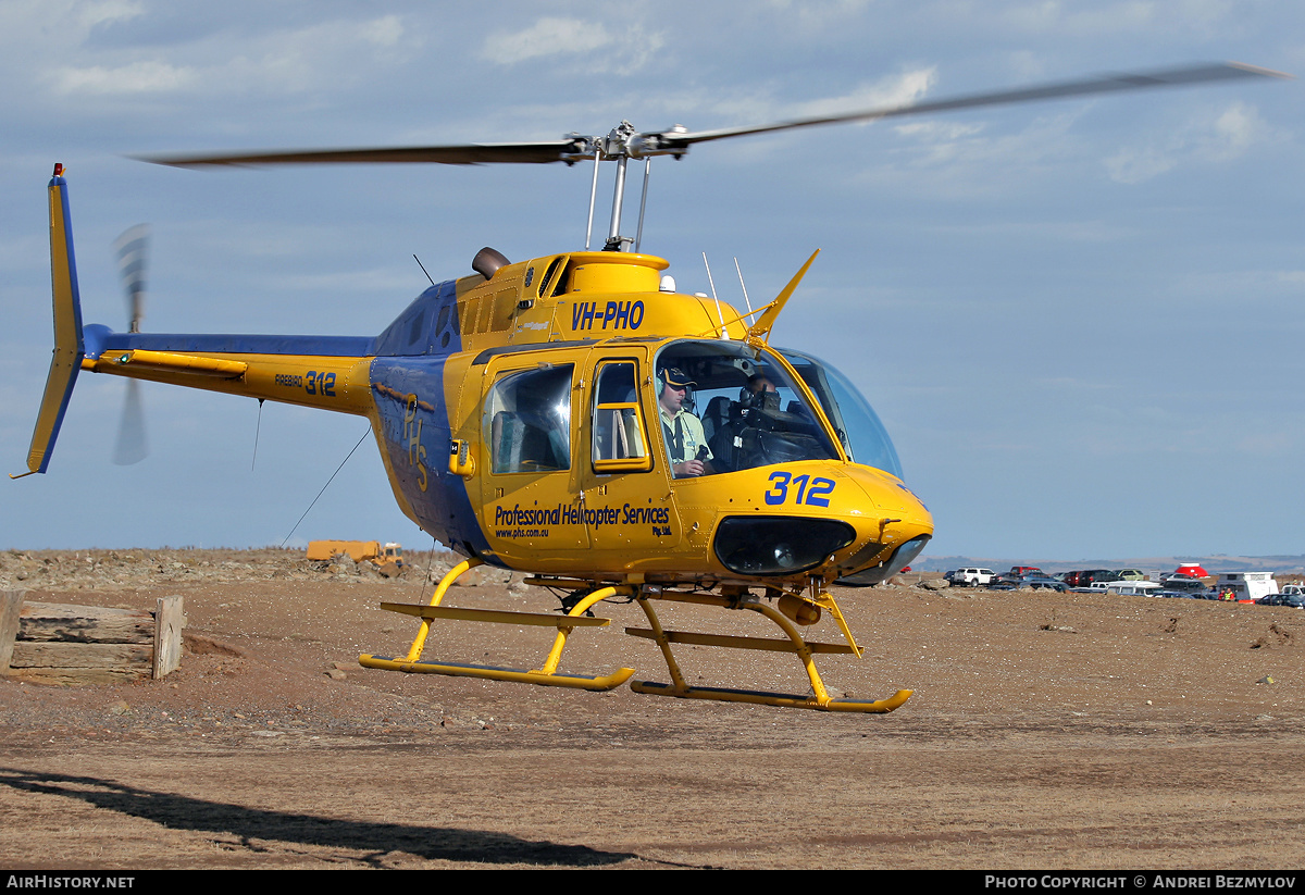 Aircraft Photo of VH-PHO | Bell 206B JetRanger II | PHS - Professional Helicopter Services | AirHistory.net #81452