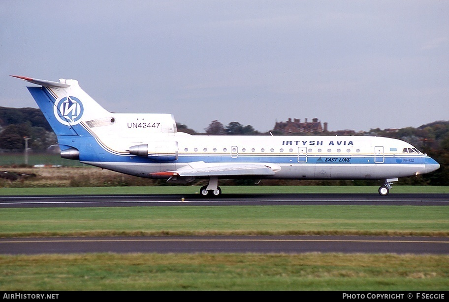 Aircraft Photo of UN-42447 | Yakovlev Yak-42D | Irtysh Avia | AirHistory.net #81454