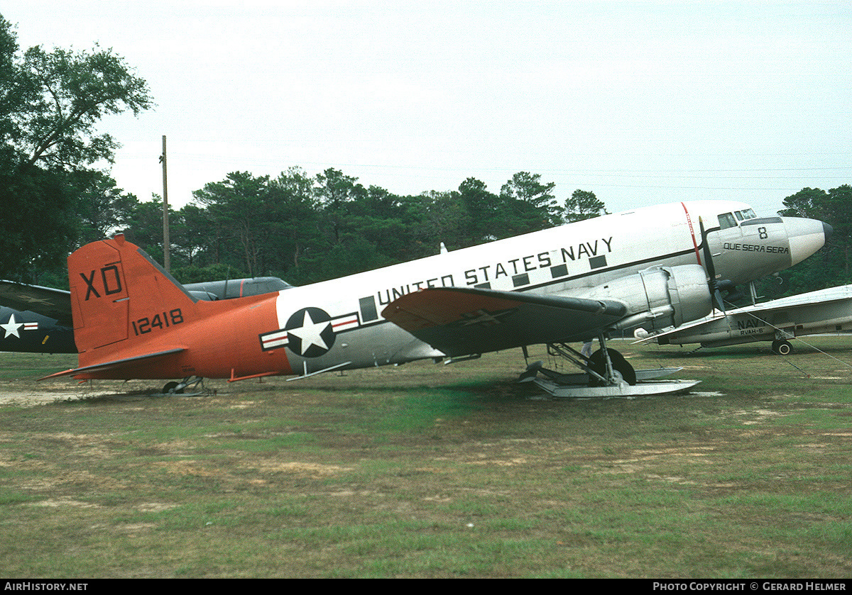 Aircraft Photo of 12418 | Douglas R4D-5L Skytrain | USA - Navy | AirHistory.net #81481