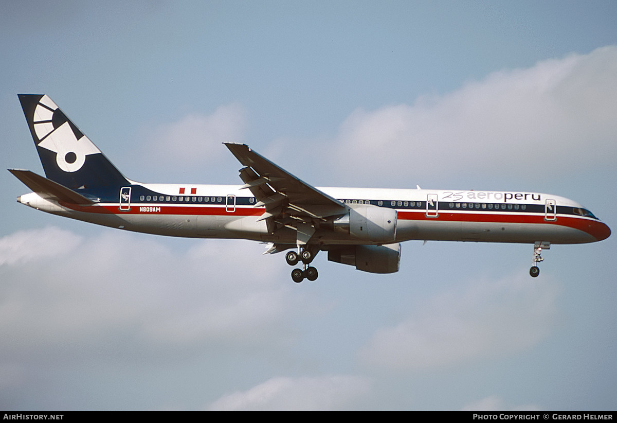 Aircraft Photo of N809AM | Boeing 757-2Q8 | AeroPeru | AirHistory.net #81482