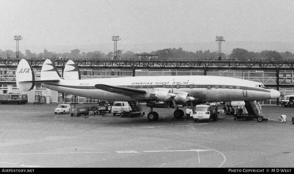 Aircraft Photo of N9717C | Lockheed L-1049E Super Constellation | American Flyers Airline - AFA | AirHistory.net #81483