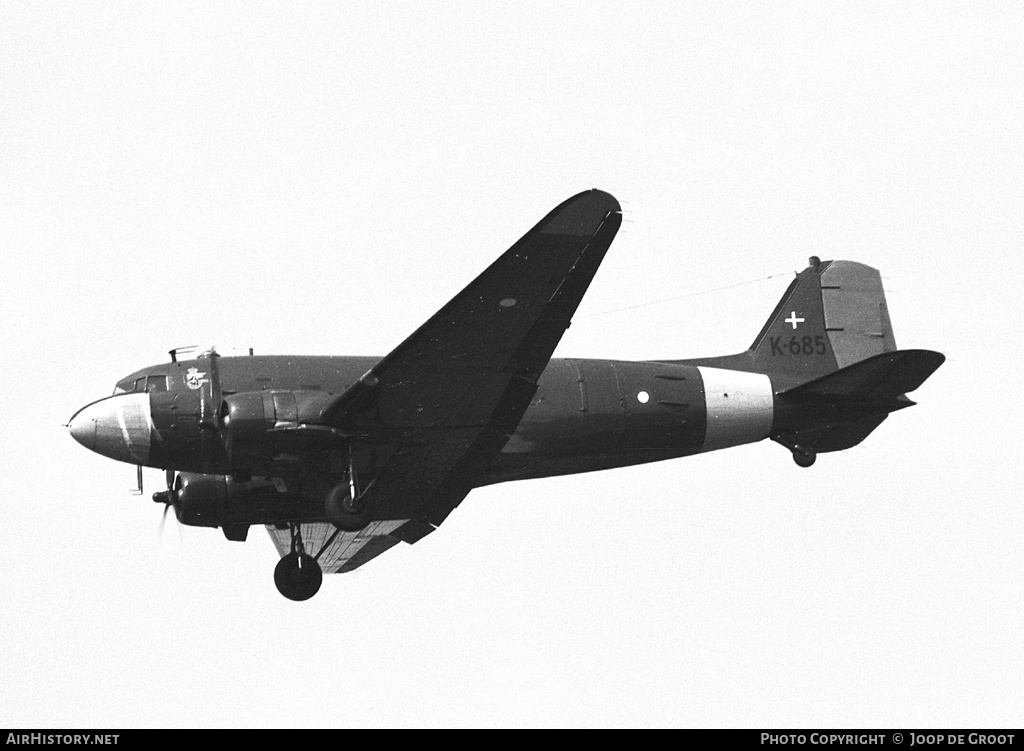 Aircraft Photo of K-685 | Douglas C-47A Skytrain | Denmark - Air Force | AirHistory.net #81501
