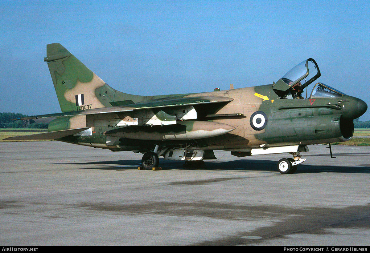 Aircraft Photo of 160537 | Vought A-7E Corsair II | Greece - Air Force | AirHistory.net #81509