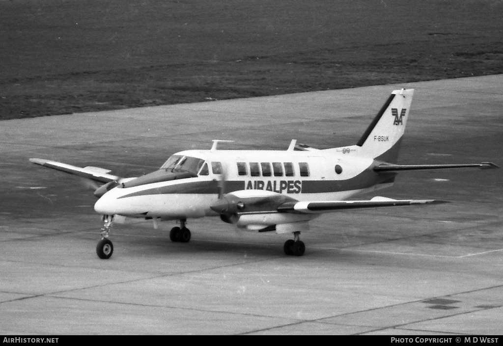Aircraft Photo of F-BSUK | Beech 99 Airliner | Air Alpes | AirHistory.net #81510
