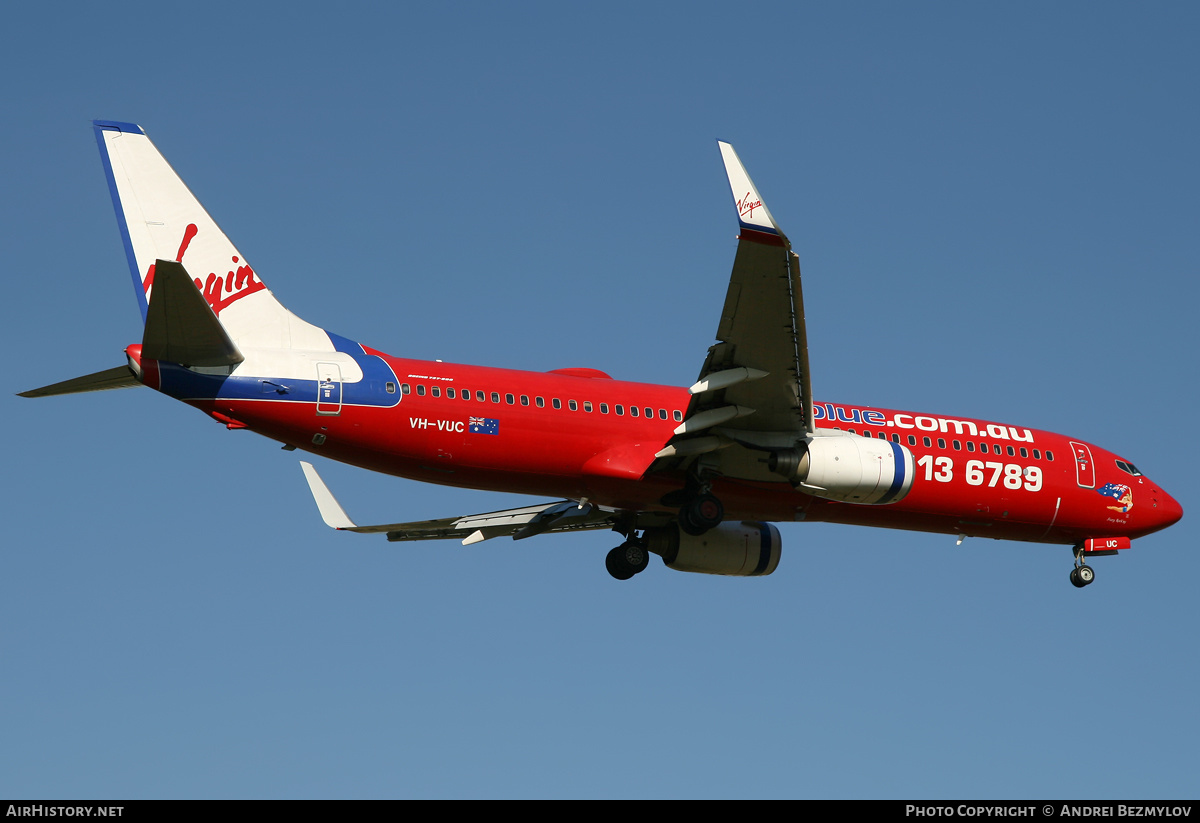 Aircraft Photo of VH-VUC | Boeing 737-8FE | Virgin Blue Airlines | AirHistory.net #81511