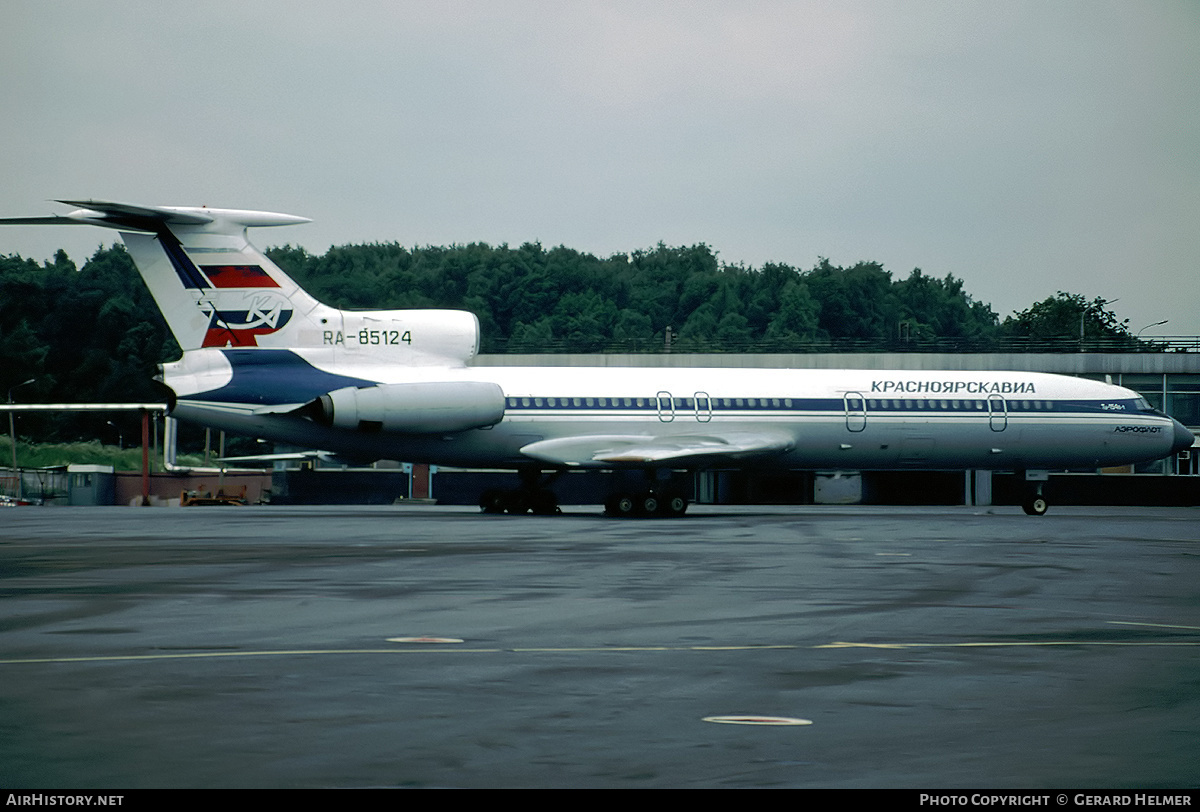 Aircraft Photo of RA-85124 | Tupolev Tu-154B | Krasnoyarskavia | AirHistory.net #81520