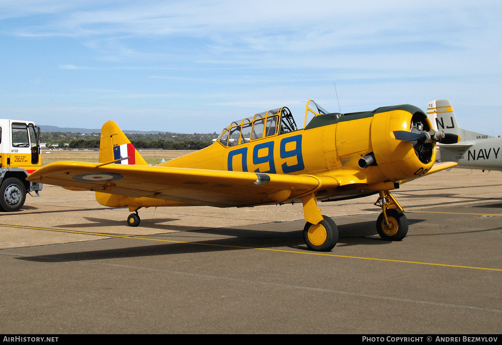 Aircraft Photo of VH-NZX / NZ1099 | North American AT-6D Texan | New Zealand - Air Force | AirHistory.net #81538