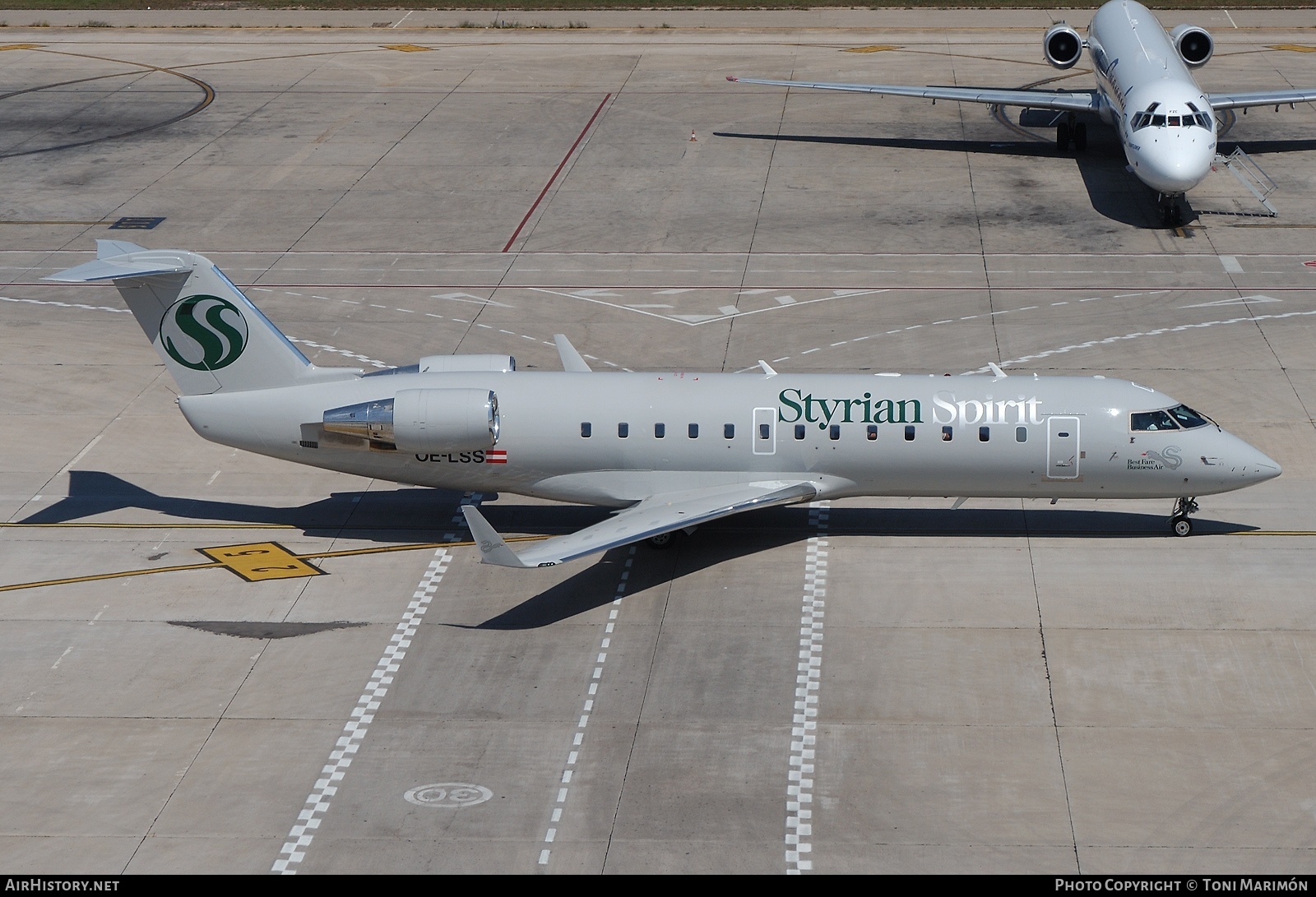 Aircraft Photo of OE-LSS | Bombardier CRJ-200LR (CL-600-2B19) | Styrian Spirit | AirHistory.net #81551