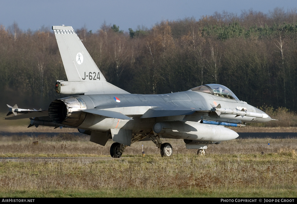 Aircraft Photo of J-624 | General Dynamics F-16AM Fighting Falcon | Netherlands - Air Force | AirHistory.net #81595