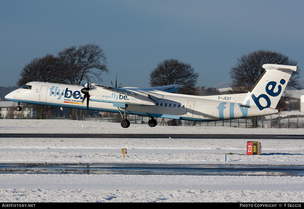 Aircraft Photo of G-JEDT | Bombardier DHC-8-402 Dash 8 | Flybe - British European | AirHistory.net #81598