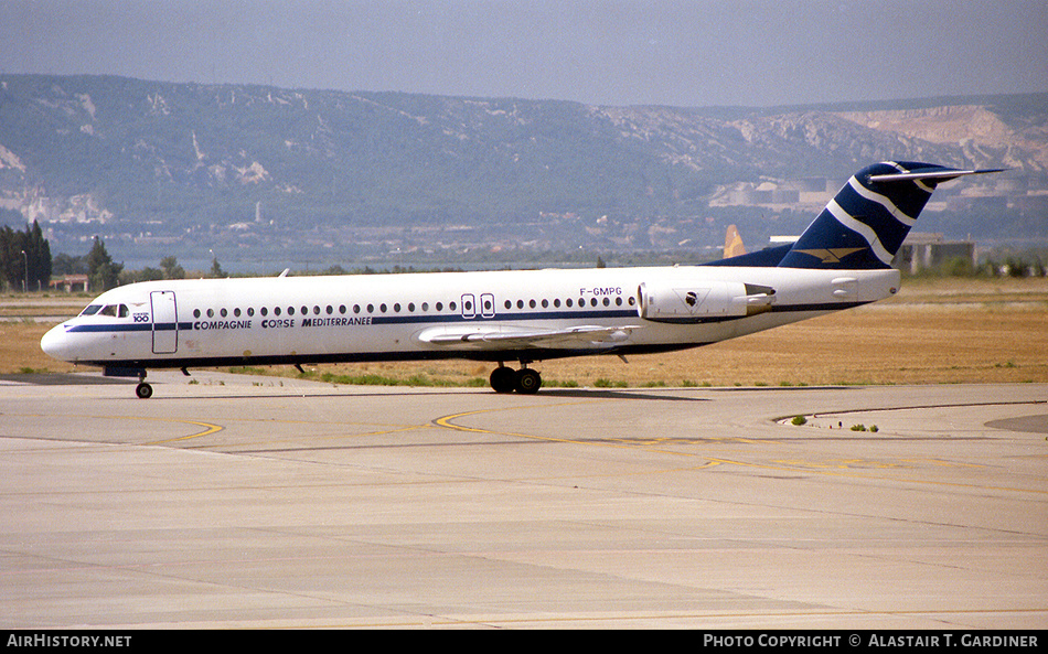 Aircraft Photo of F-GMPG | Fokker 100 (F28-0100) | Compagnie Corse Méditerranée - CCM | AirHistory.net #81601