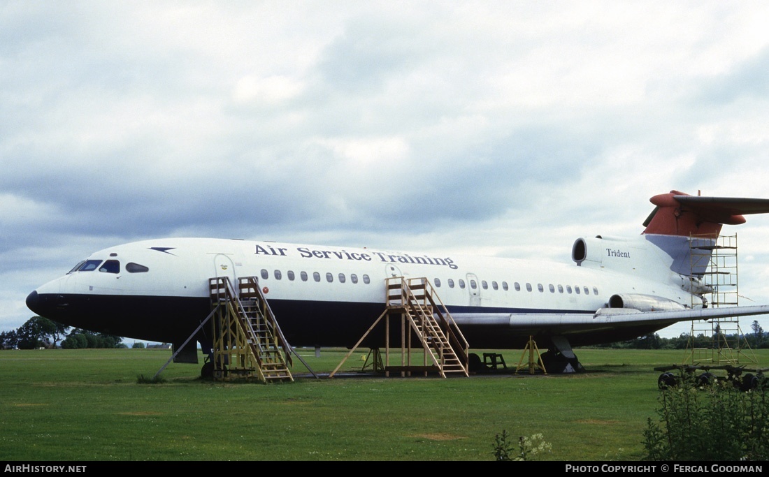 Aircraft Photo of G-ARPX | Hawker Siddeley HS-121 Trident 1C | Air Service Training | AirHistory.net #81605