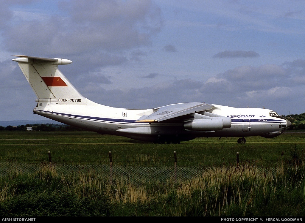 Aircraft Photo of CCCP-78760 | Ilyushin Il-76MD | Aeroflot | AirHistory.net #81606