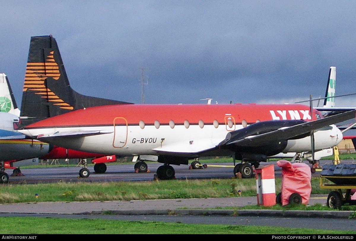 Aircraft Photo of G-BVOU | Hawker Siddeley HS-748 Srs2A/270 | Lynx Express | AirHistory.net #81617