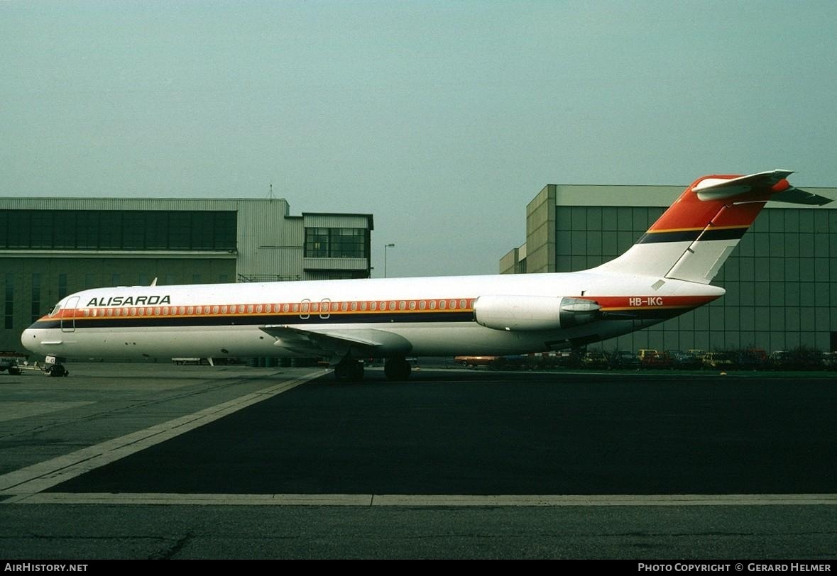 Aircraft Photo of HB-IKG | McDonnell Douglas DC-9-51 | Alisarda | AirHistory.net #81622