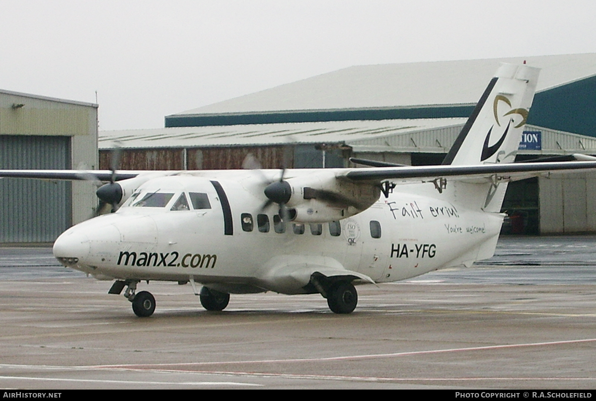 Aircraft Photo of HA-YFG | Let L-410UVP-E5 Turbolet | Manx2 Airlines | AirHistory.net #81625