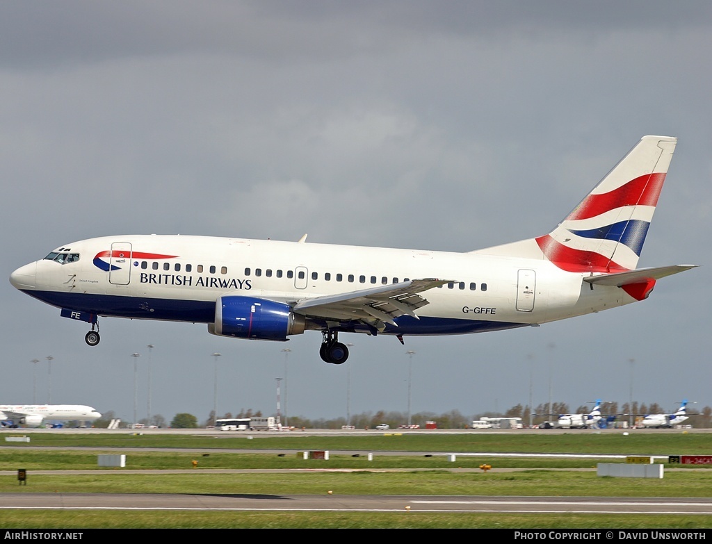Aircraft Photo of G-GFFE | Boeing 737-528 | British Airways | AirHistory.net #81630