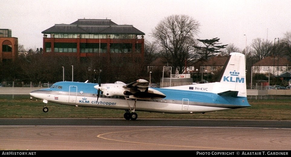 Aircraft Photo of PH-KVC | Fokker 50 | KLM Cityhopper | AirHistory.net #81634