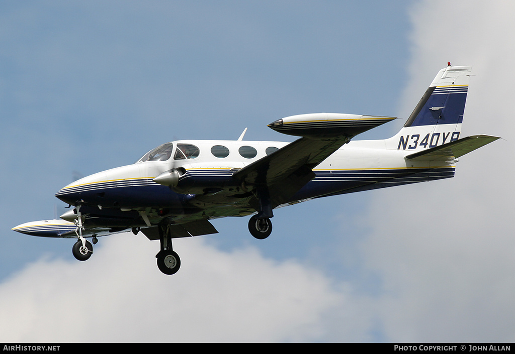 Aircraft Photo of N340YP | Cessna 340A | AirHistory.net #81638