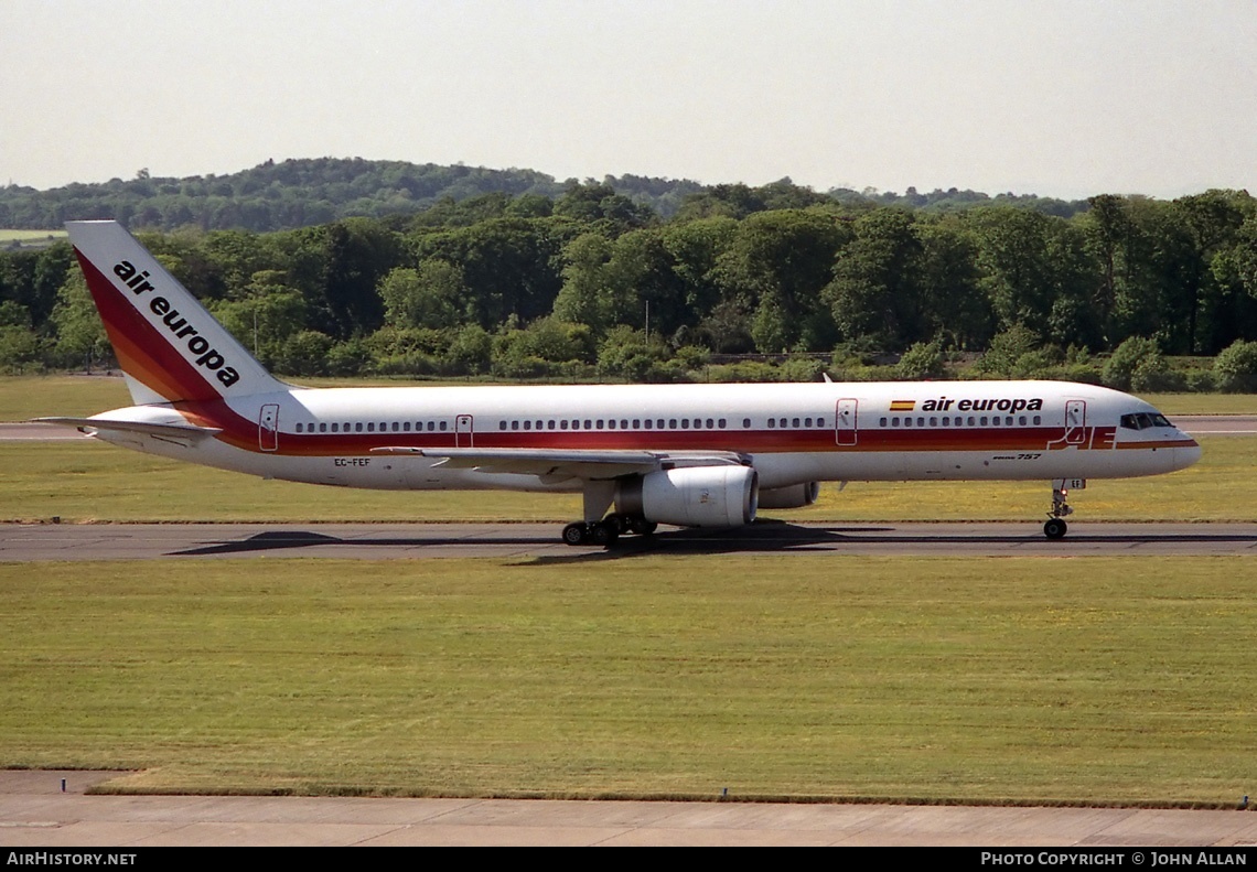 Aircraft Photo of EC-FEF | Boeing 757-236 | Air Europa | AirHistory.net #81650