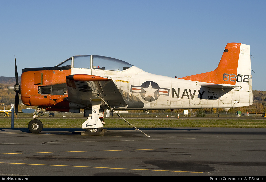 Aircraft Photo of N887N / 138202 | North American T-28B Trojan | USA - Navy | AirHistory.net #81671