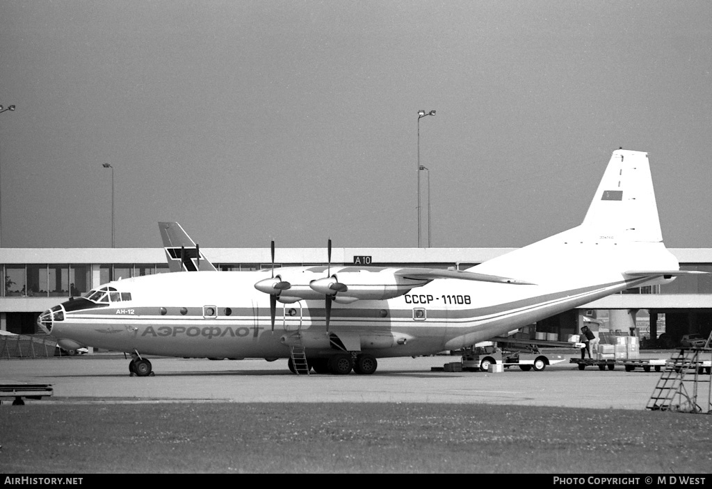 Aircraft Photo of CCCP-11108 | Antonov An-12BP | Aeroflot | AirHistory.net #81694