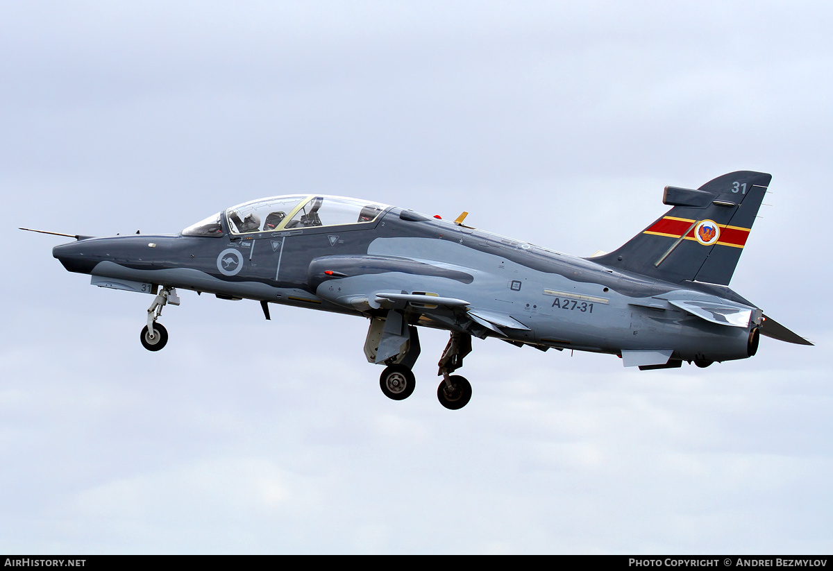 Aircraft Photo of A27-31 | BAE Systems Hawk 127 | Australia - Air Force | AirHistory.net #81711