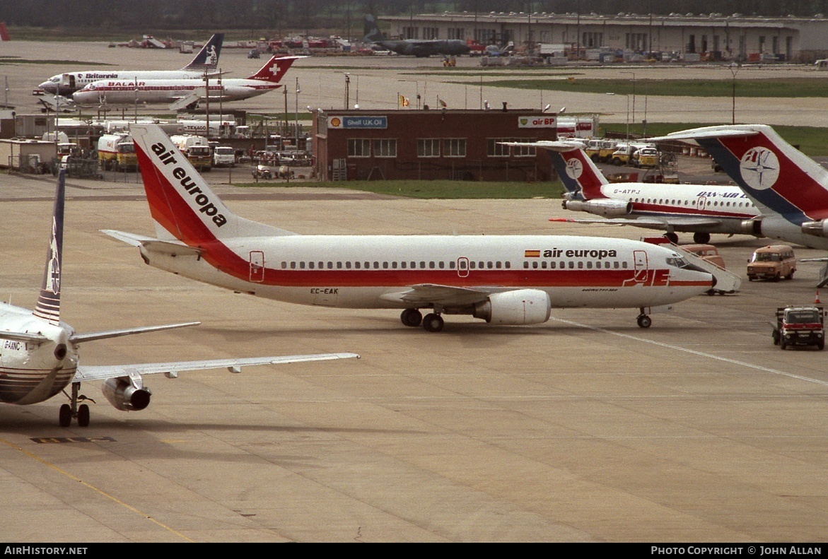 Aircraft Photo of EC-EAK | Boeing 737-3Q8 | Air Europa | AirHistory.net #81720