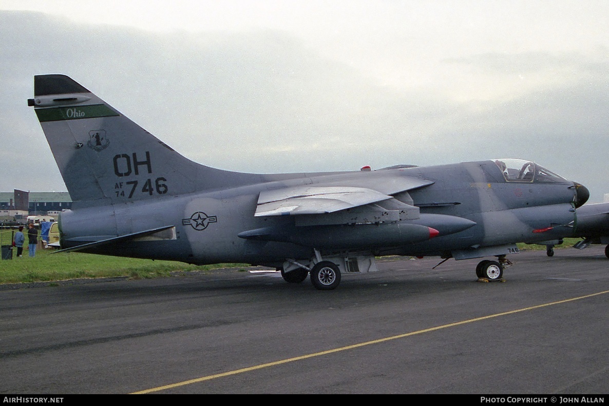 Aircraft Photo of 74-1746 / AF74-746 | LTV A-7D Corsair II | USA - Air Force | AirHistory.net #81723